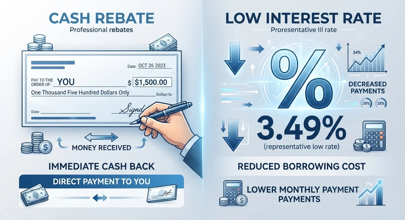 Cash Rebate or Low-APR Financing: Which Saves You More?