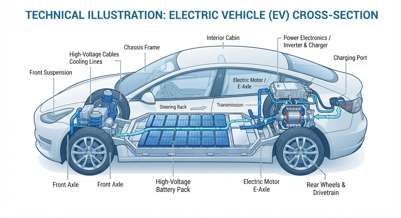 Electric Vehicles Explained: What Actually Happens Under the Hood