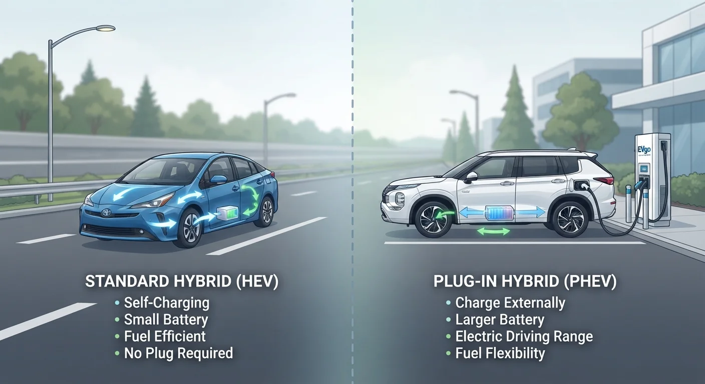 Full Hybrid vs Plug-In Hybrid: Understanding the Real Difference