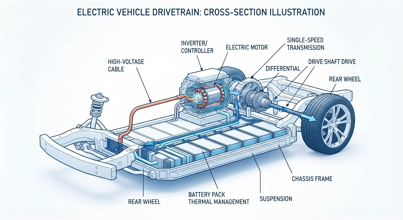How an Electric Drivetrain Differs From Everything Before It