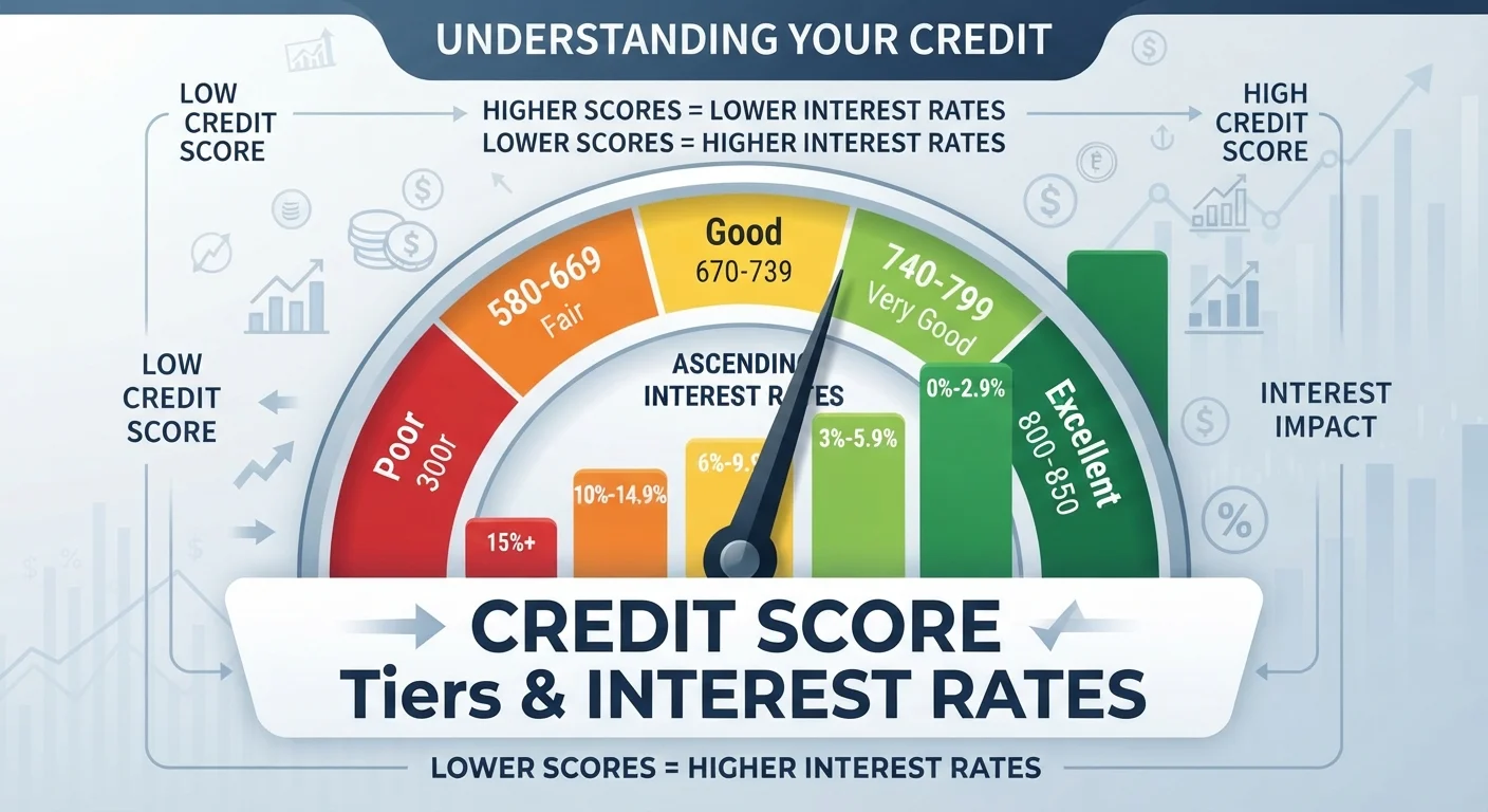 How Credit Score Ranges Translate to Auto Loan Rates