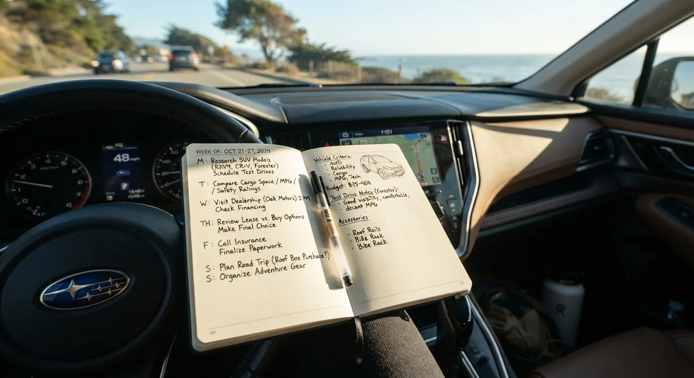 Reading a Vehicle Body Style Through Your Actual Week