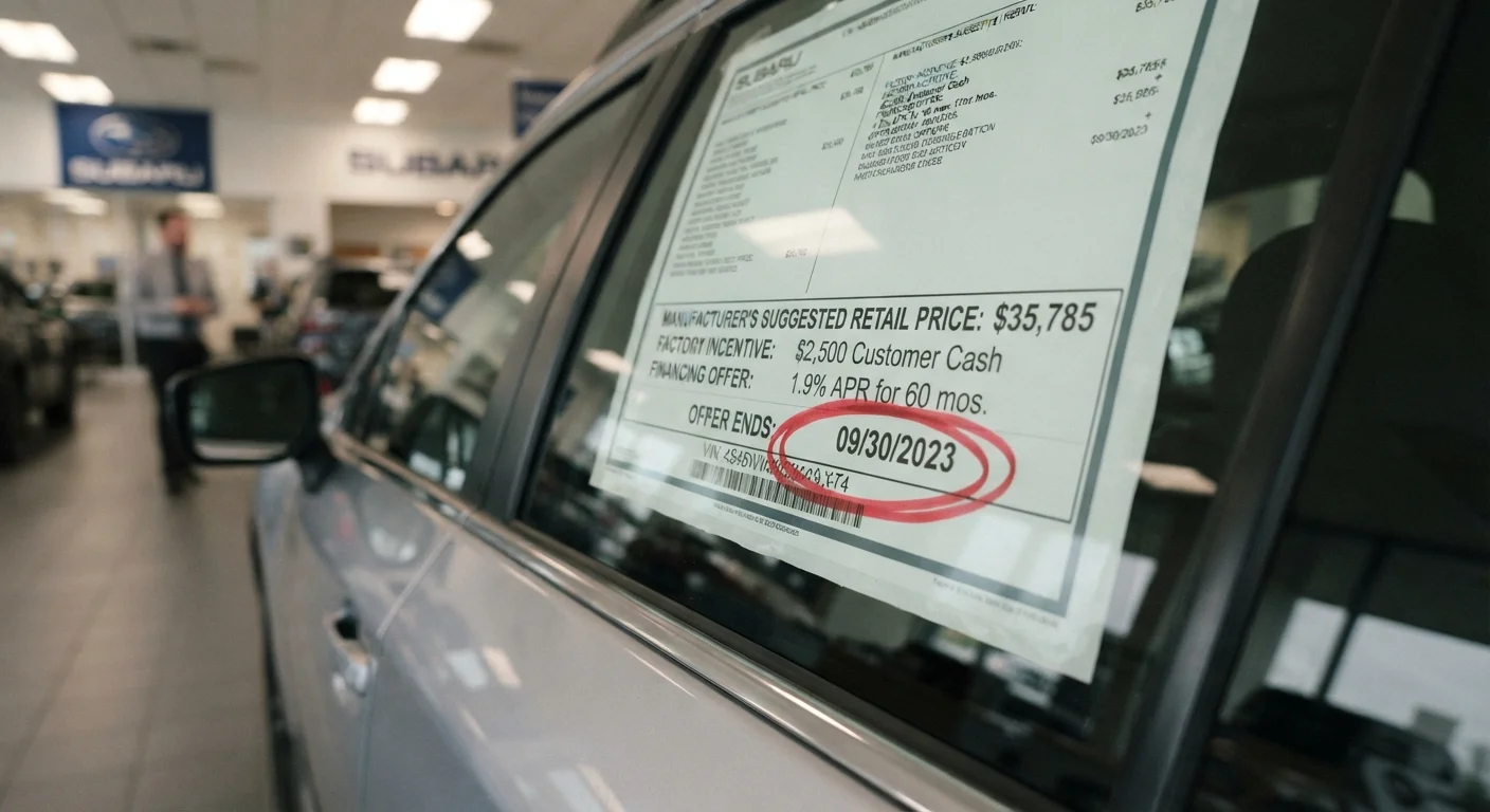 Reading an Incentive Window Before It Closes