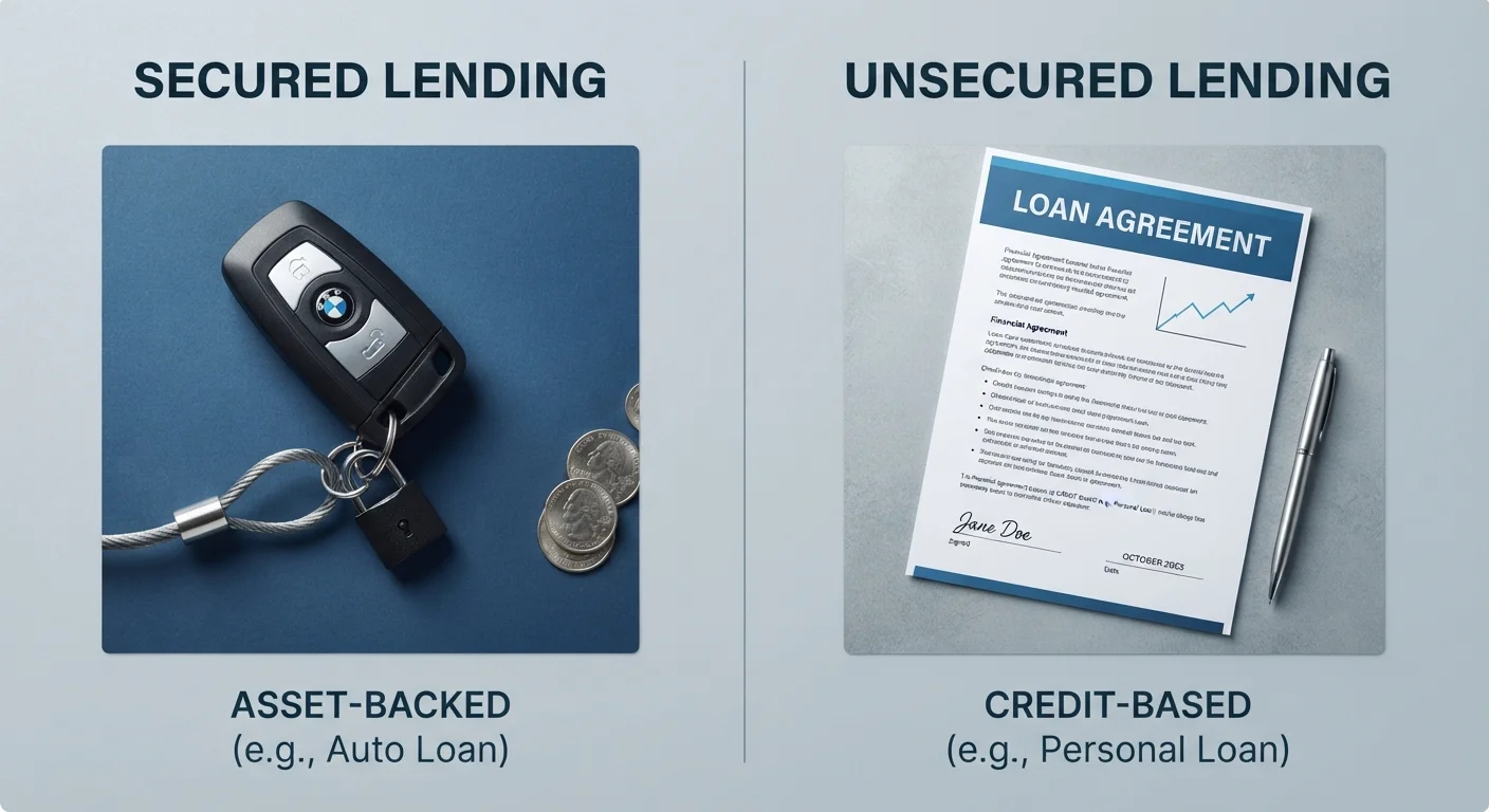 Secured vs. Unsecured Auto Financing: What's the Real Distinction?