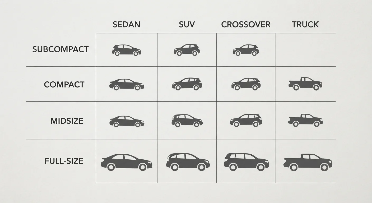 Segment vs. Body Style: Two Different Ways of Classifying Cars
