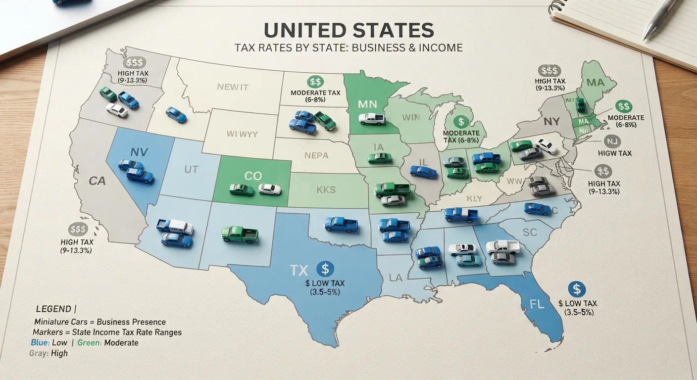 State-by-State Variation in Car Ownership Taxes and What It Means for Buyers