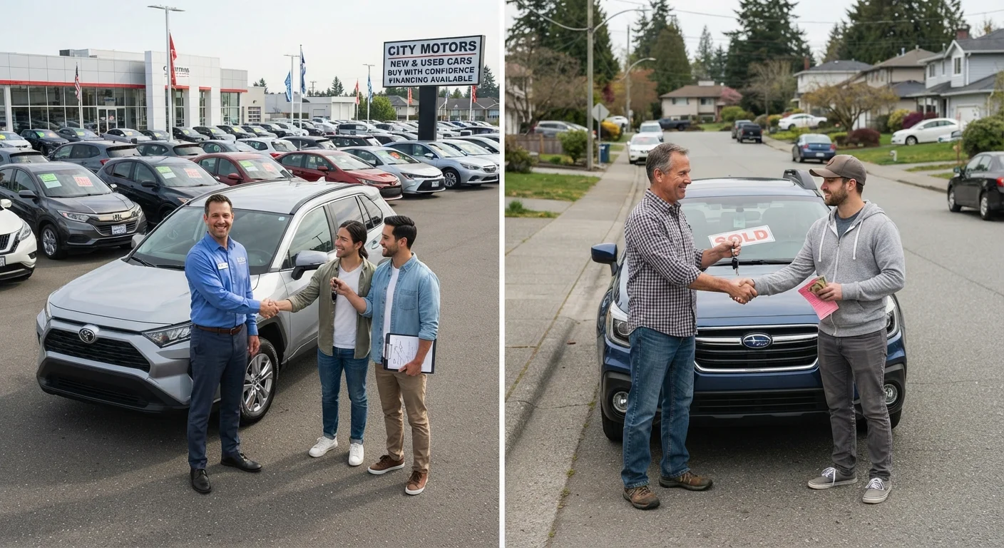 Trade-In Value vs. Private Sale: Weighing the Real Trade-Off